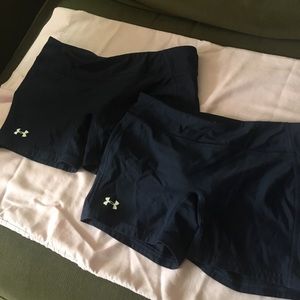 Under armour navy blue spandex